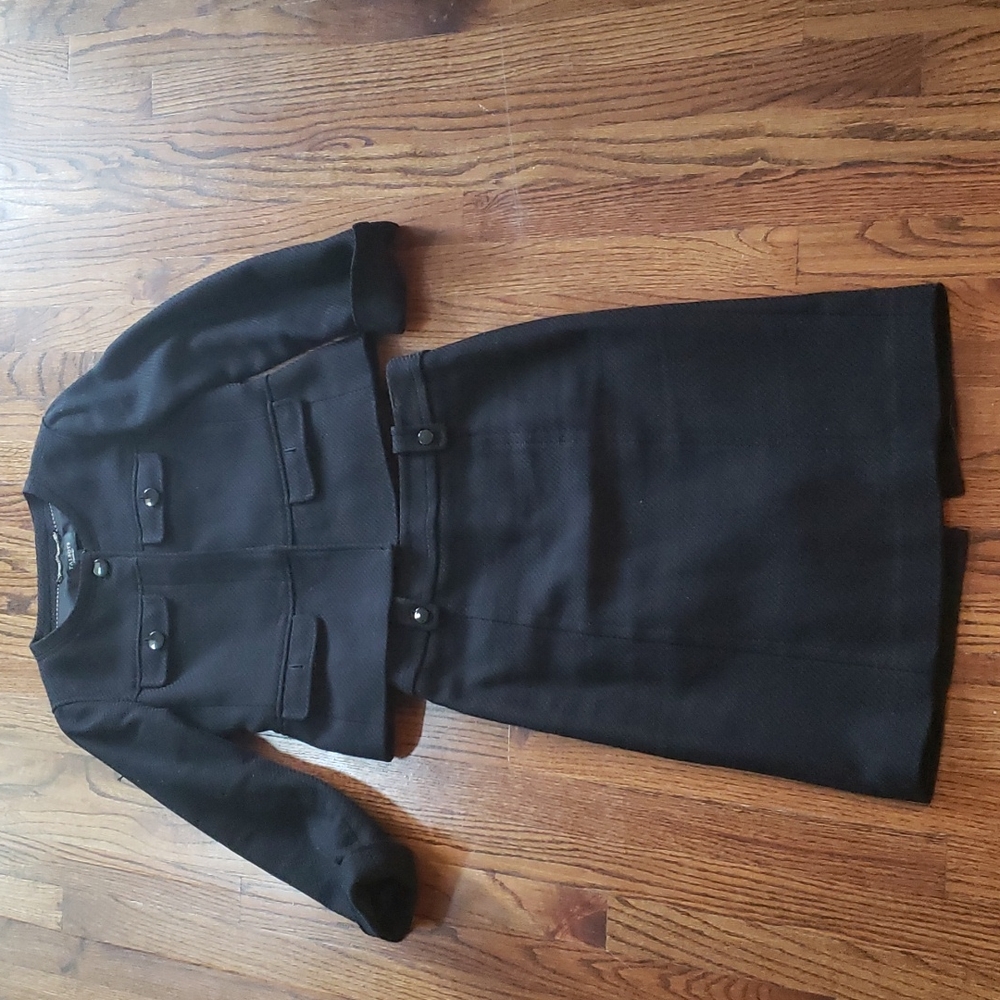 Full lined, thick and textured Talbots Blazer / skirt suit